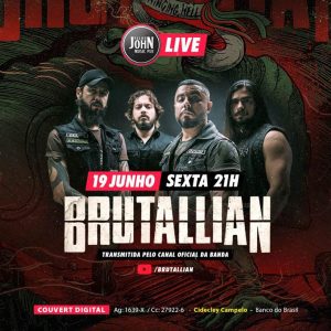 Brutallian: promove live no YouTube hoje.
