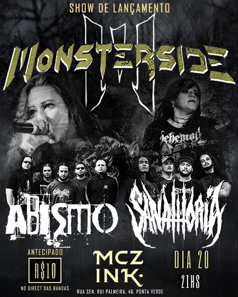 JANAINA MELO: Monsterside Project confirma seu show de estreia