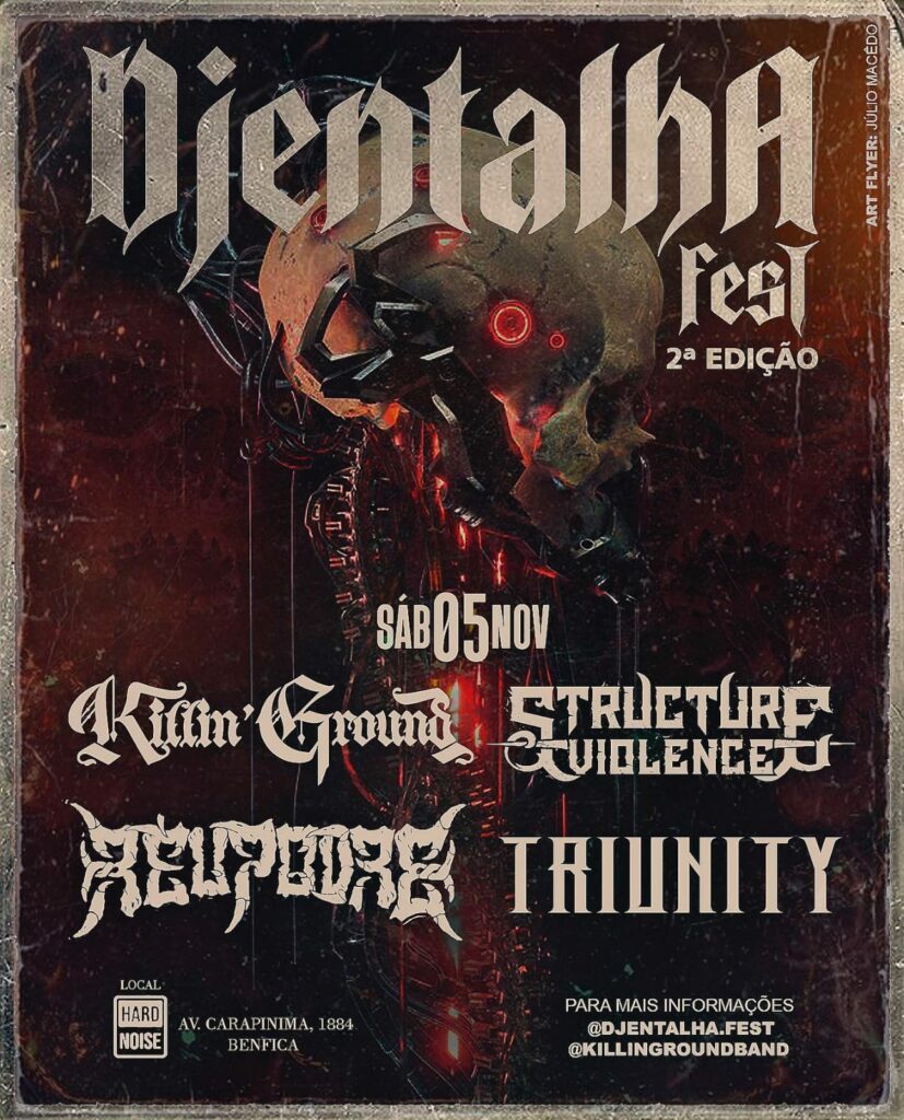 STRUCTURE VIOLENCE: anunciada participação na segunda edição do Djentalha Fest