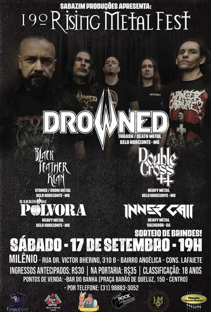 Barril de Pólvora: banda se apresenta no 19º Rising Metal Fest no próximo dia 17 de setembro
