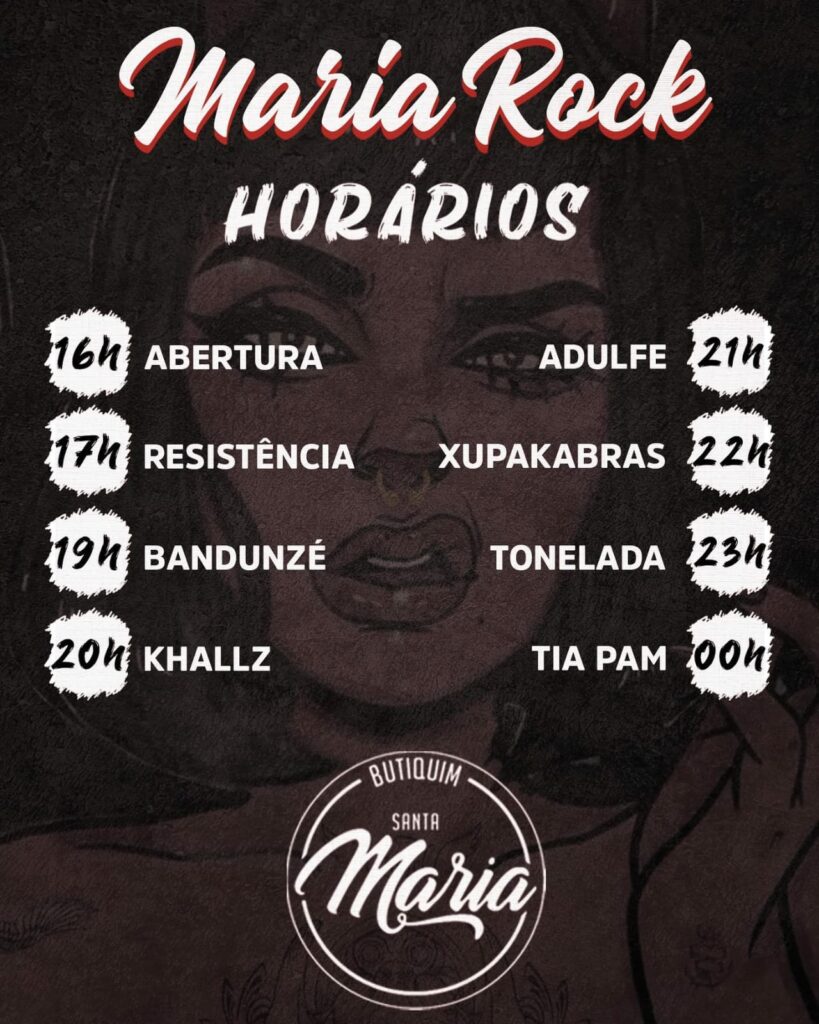 ADULFE: presença confirmada no Maria Rock Festival em Três Lagoas/MS