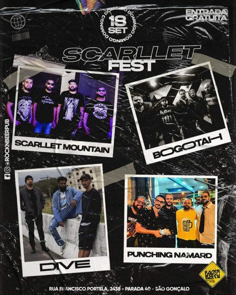 BOGOTAH: presente no Scarllet Fest no dia 18 de setembro