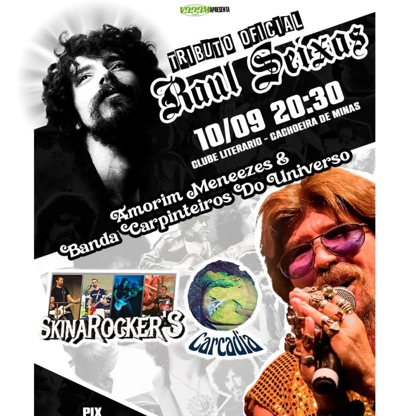 CARCADIA: show neste sábado em Cachoeira de Minas/MG