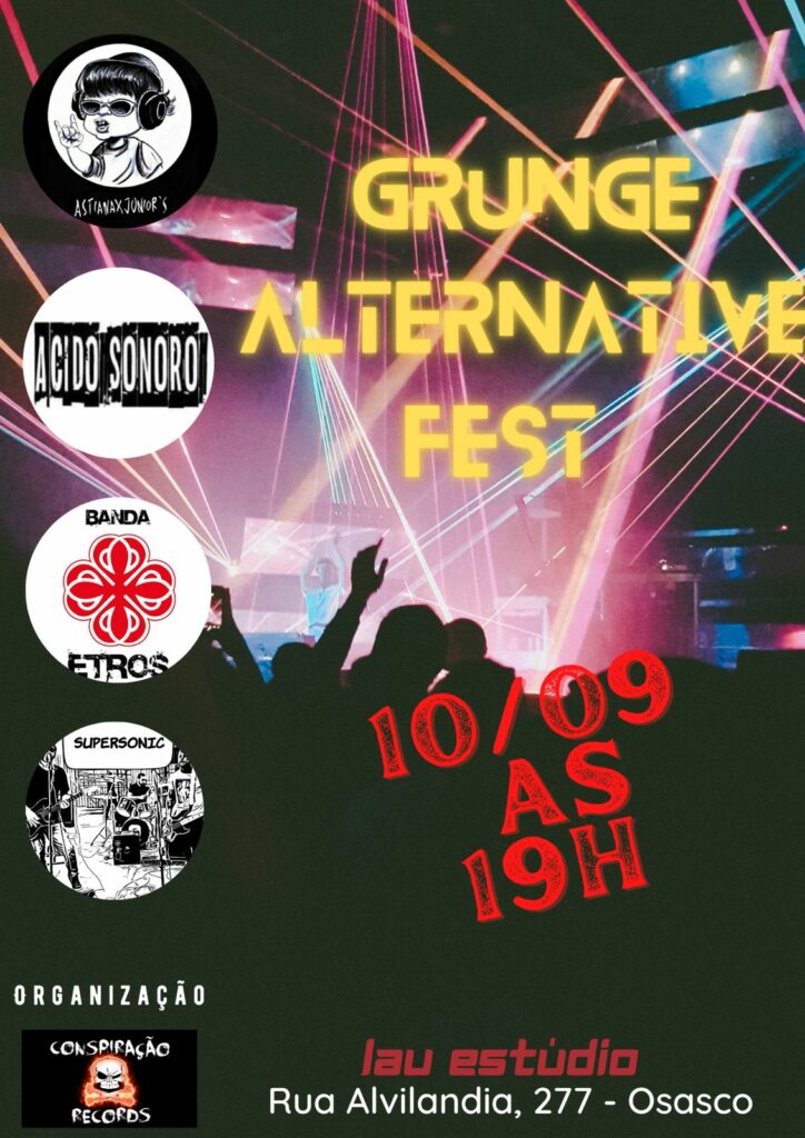 ETROS: confirmada no Grunge Alternative Fest em Osasco/SP