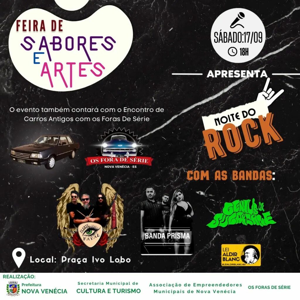 GENIUS OF SUGARCANE: presente na Feira de Sabores e Artes em Venécia/ES