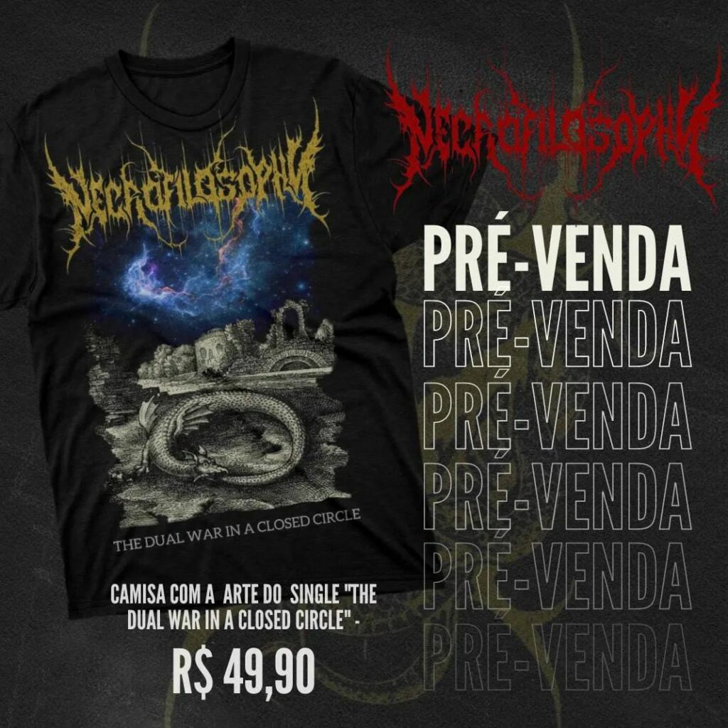 NECROFILOSOPHY: aberta pré-venda de camisetas oficiais do novo single