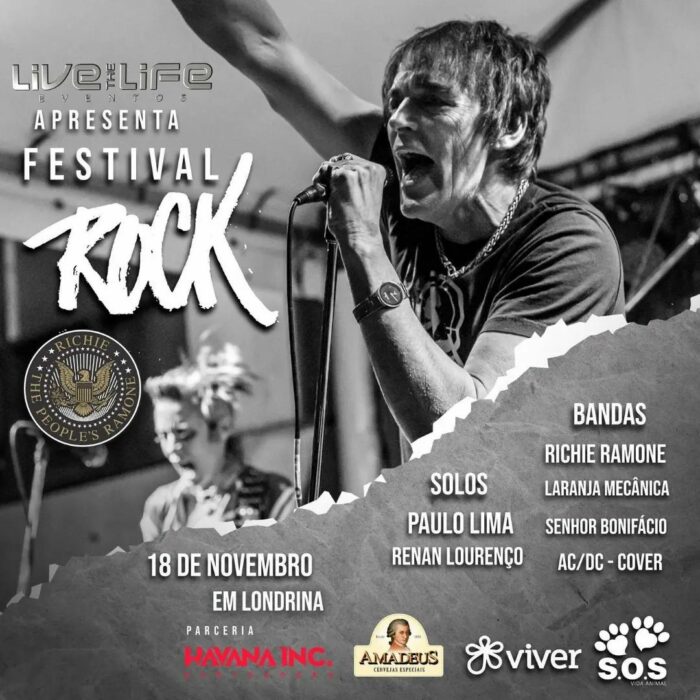 RENAN LOURENÇO: confirmado no Live The Festival Rock em novembro
