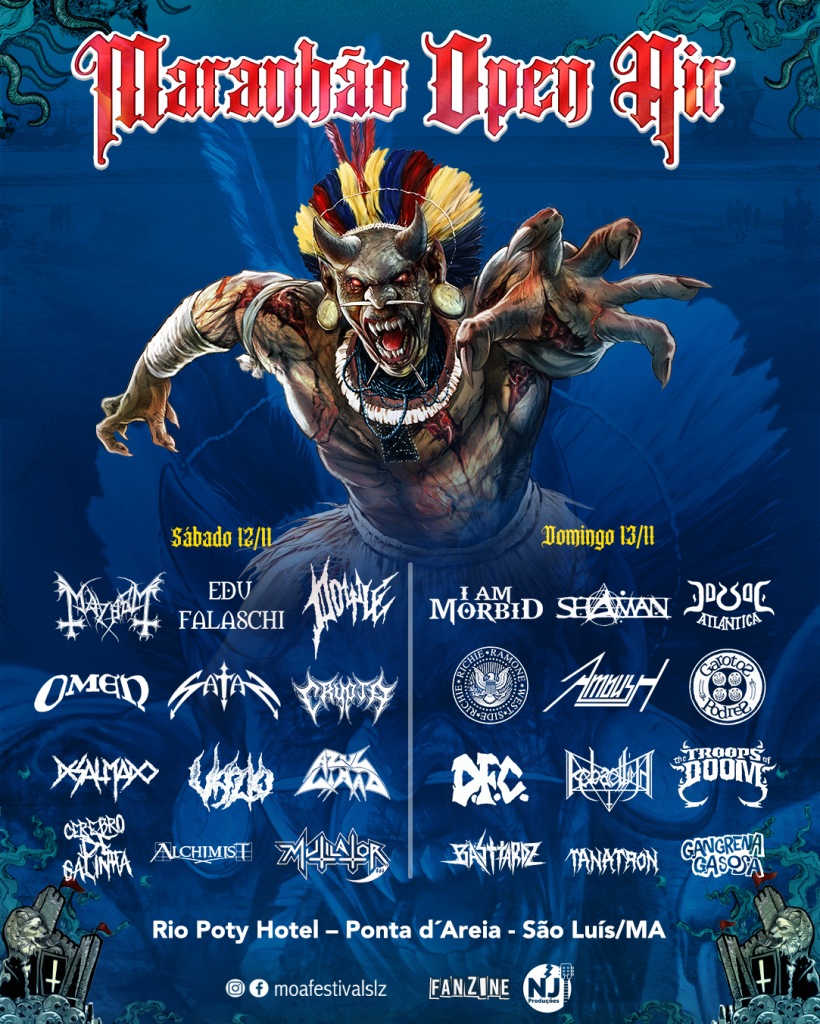 Festival MOA leva pela primeira vez ao nordeste veteranos do metal como DOYLE, I AM MORBID, SATAN e MAYHEM