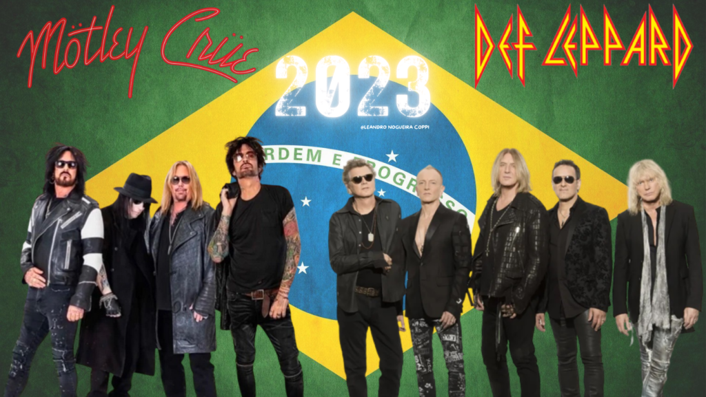MÖTLEY CRÜE e DEF LEPPARD compartilham datas de sua turnê mundial que passará pelo Brasil em 2023