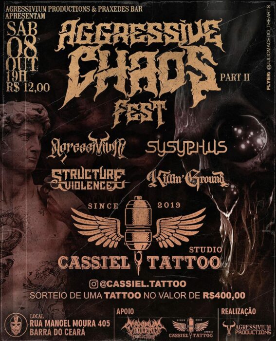KILLIN’GROUND: presente na segunda parte do Agressive Chaos Fest