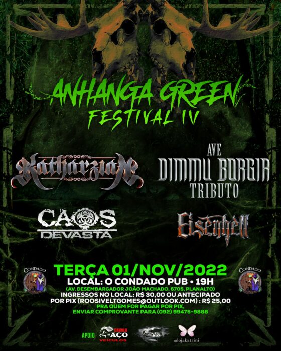 KATHARZIAN: confirmada na próxima edição do Anhangá Green Festival