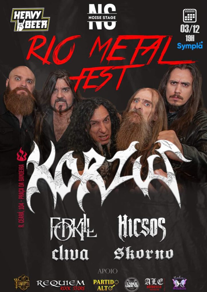 Forkill: Show com o Korzus em dezembro no Rio Metal Fest