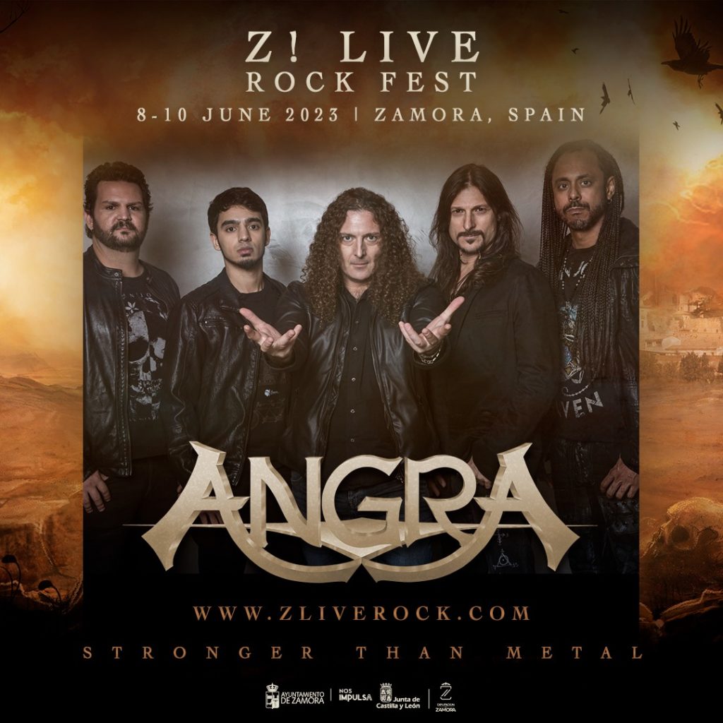 ANGRA: banda se apresentará no “Z! Live Rockfest” (Espanha) em 2023