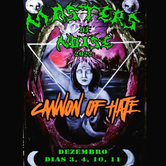 CANNON OF HATE: show no “Master of Noise” confirmado para o dia 3 de dezembro