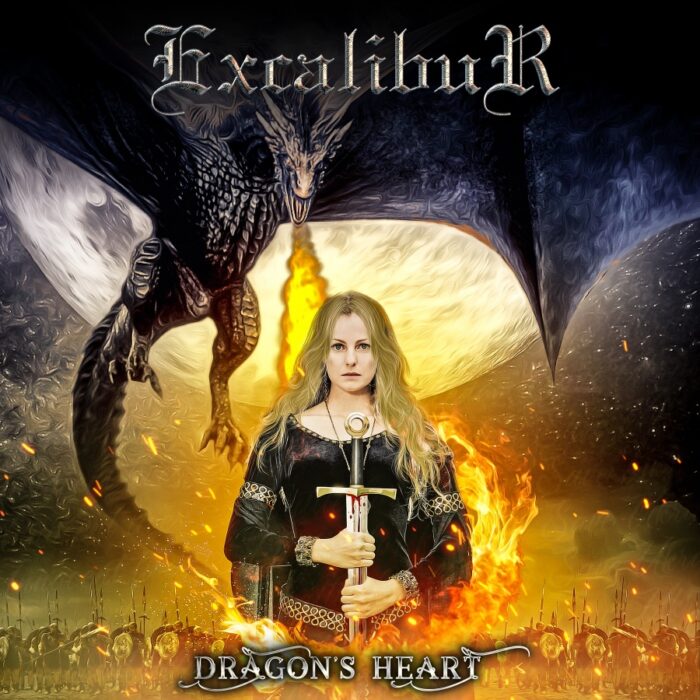 EXCALIBUR: revelada arte de capa do mais novo single “Dragon’s Heart”