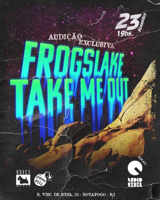 FROGSLAKE: banda prepara audição exclusiva do novo álbum para o dia 23 de novembro