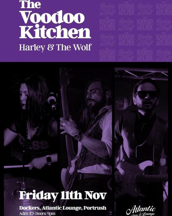 THE VOODOO KITCHEN: show dia 11 de novembro na Irlanda do Norte