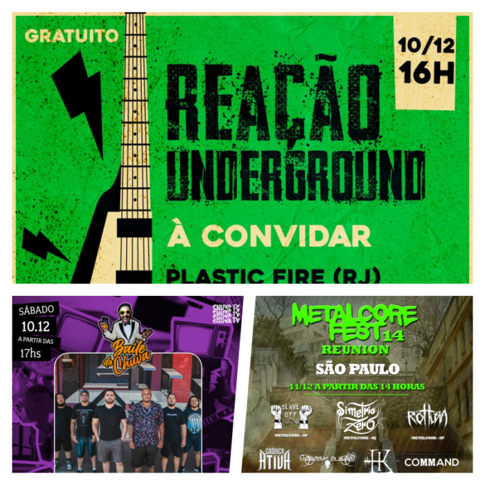 SIMETRIA ZERO: três shows confirmados para o final de semana