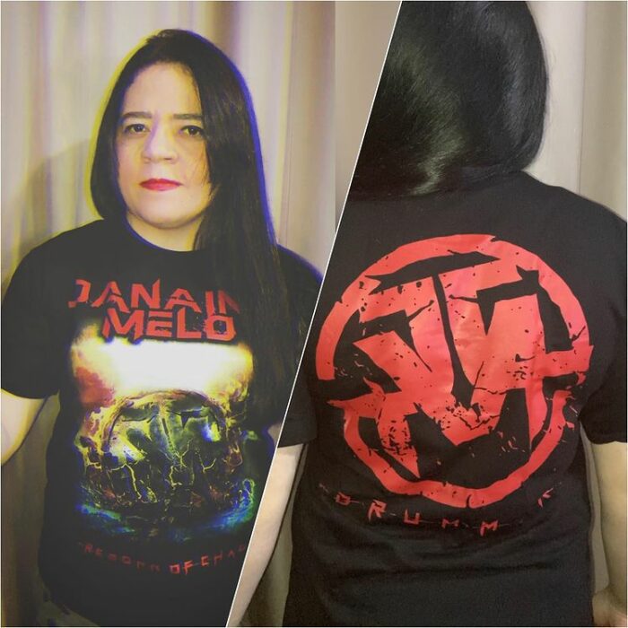 JANAINA MELO: liberada venda das camisetas oficiais do álbum “Reborn of Chaos”