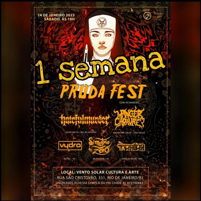 SIMETRIA ZERO: banda se apresentará no Pruda Fest dia 14 de janeiro