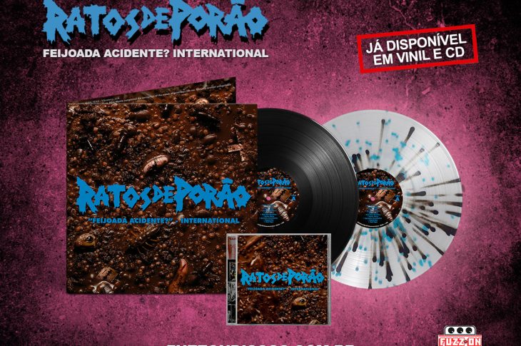 Ratos de Porão: Fuzz On Discos lança ‘Feijoada Acidente? – International’ em vinil