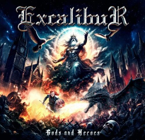 EXCALIBUR: disponibilizada a arte da capa do álbum “Gods and Heroes”