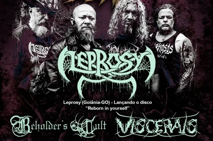 ⚡ Leprosy:  é atração principal do festival ‘Spiritual Death’ em Brasília.