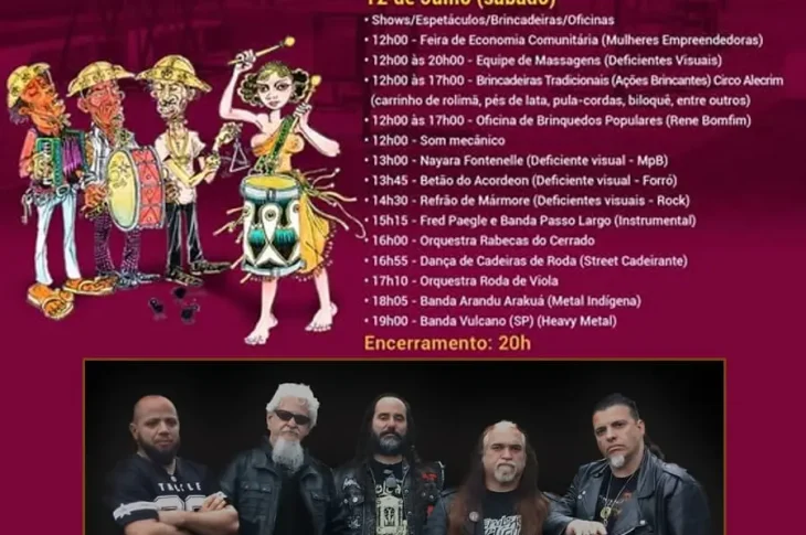 🔥 Vulcano: ícones do metal extremo tocam em Brasília neste sábado (12); confira detalhes do evento