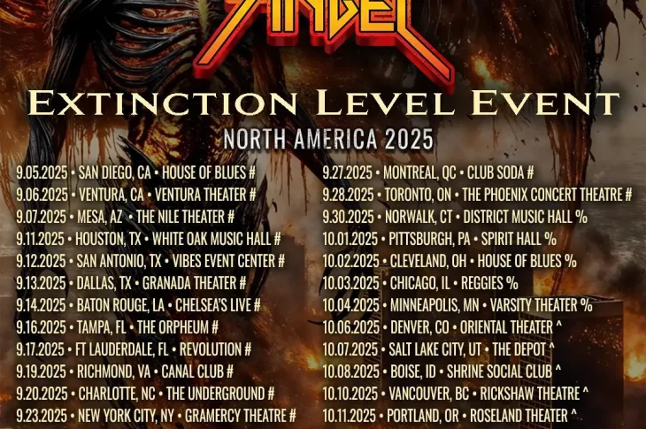 ⚡Dark Angel: abre pré-venda exclusiva e turnê em casa.