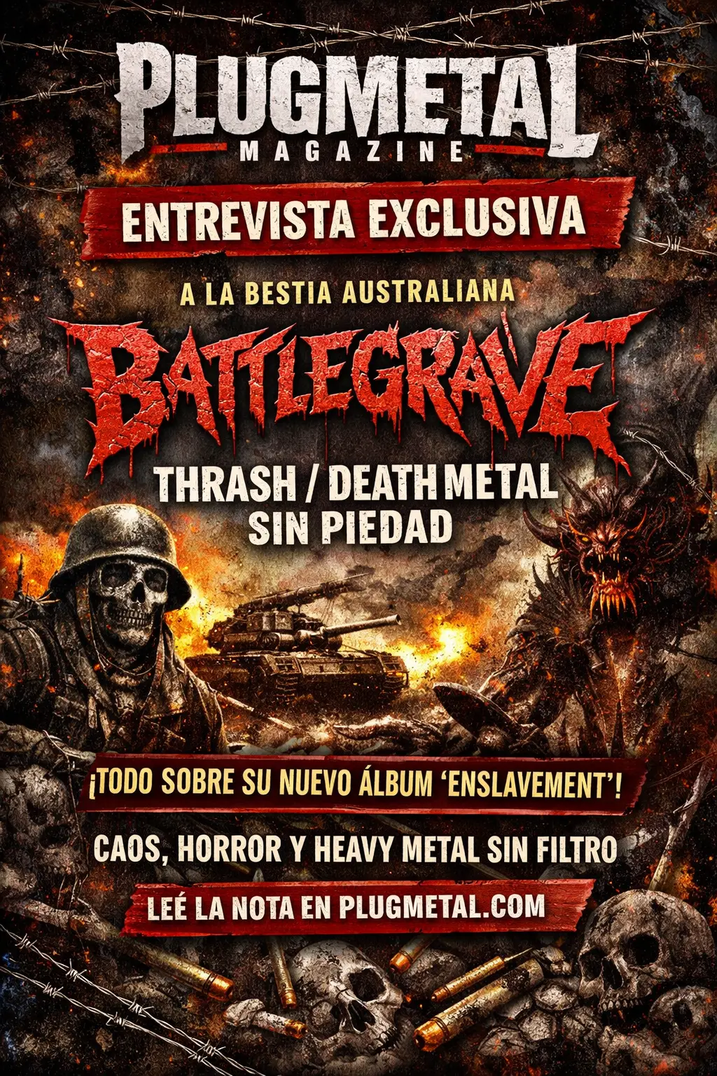 🎤 Entrevista con la banda Battlegrave.