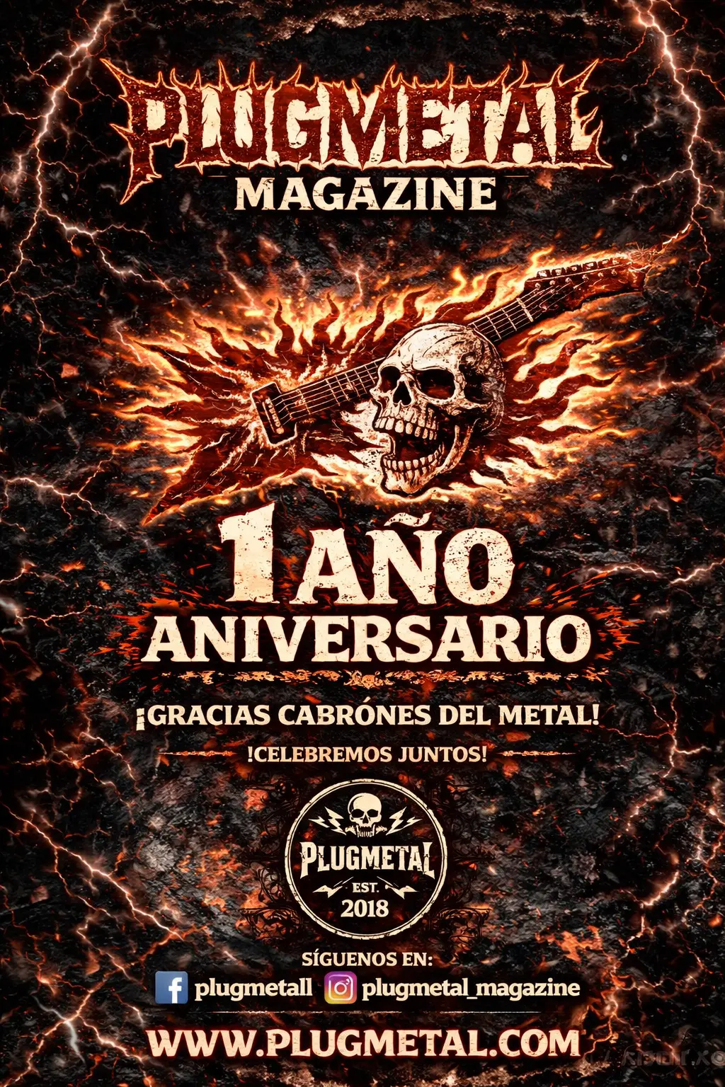 1º cumpleaños de la revista Plugmetal.