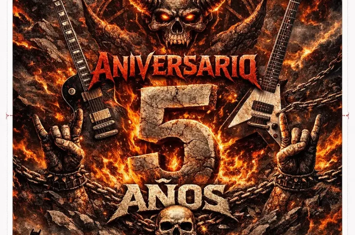 5º aniversario de la revista Plugmetal.