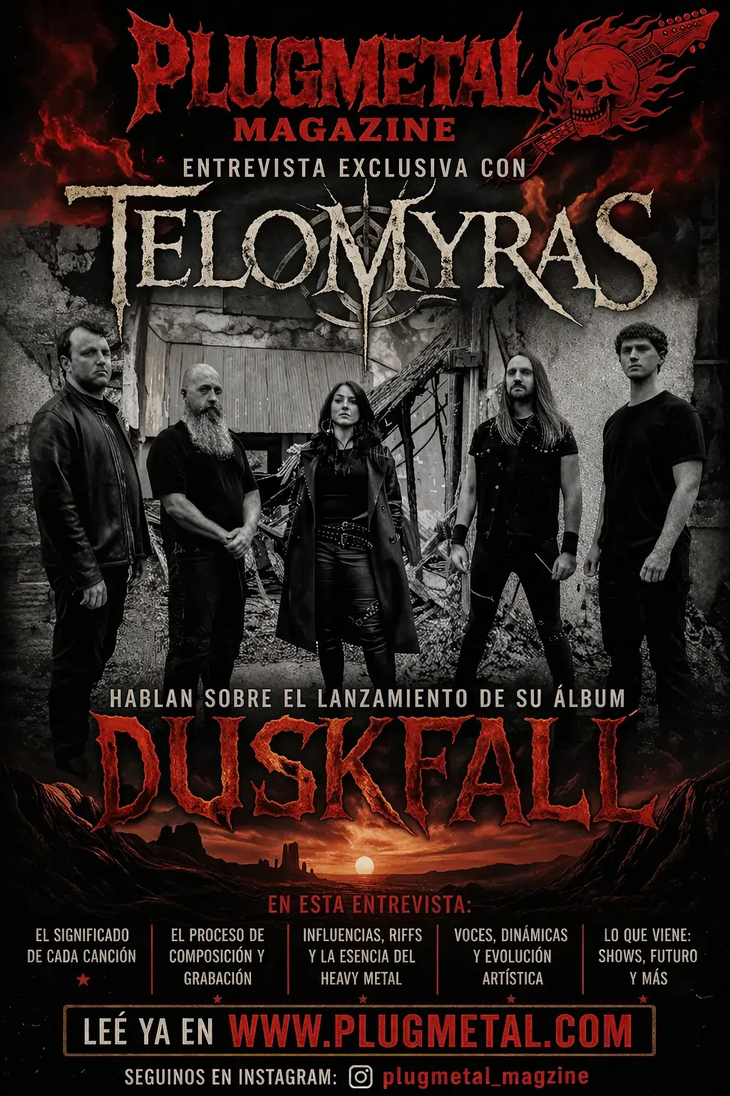 🎤 Telomyras: lanzamiento de Duskfall.