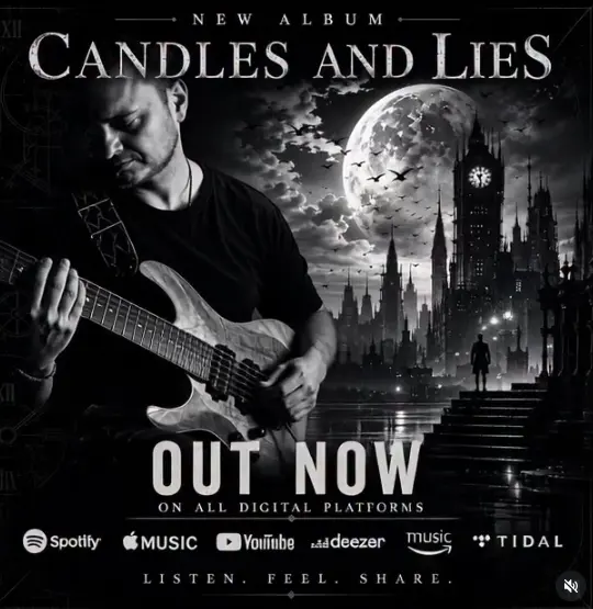 Gustavo Scholz: presenta su nuevo álbum «Candles And Lies».