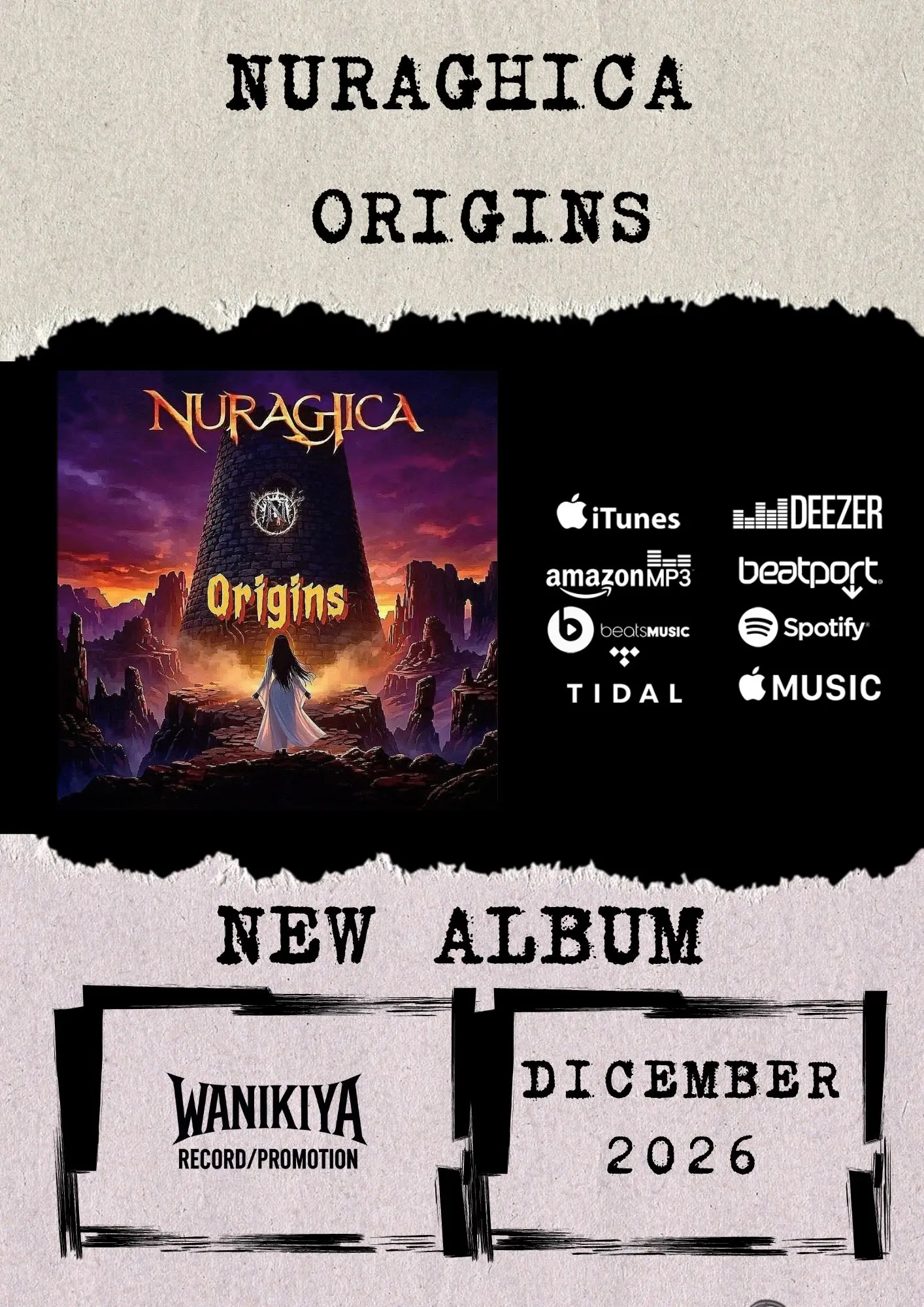 ⚡ Nuraghica: anuncia «Origins», su primer álbum, y revive la esencia del hard rock y el heavy metal clásico.